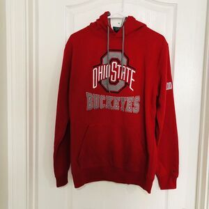 New Ohio State Buckeyes Men's Colosseum Fleece Pullover Hoodie Mens Size Small‎